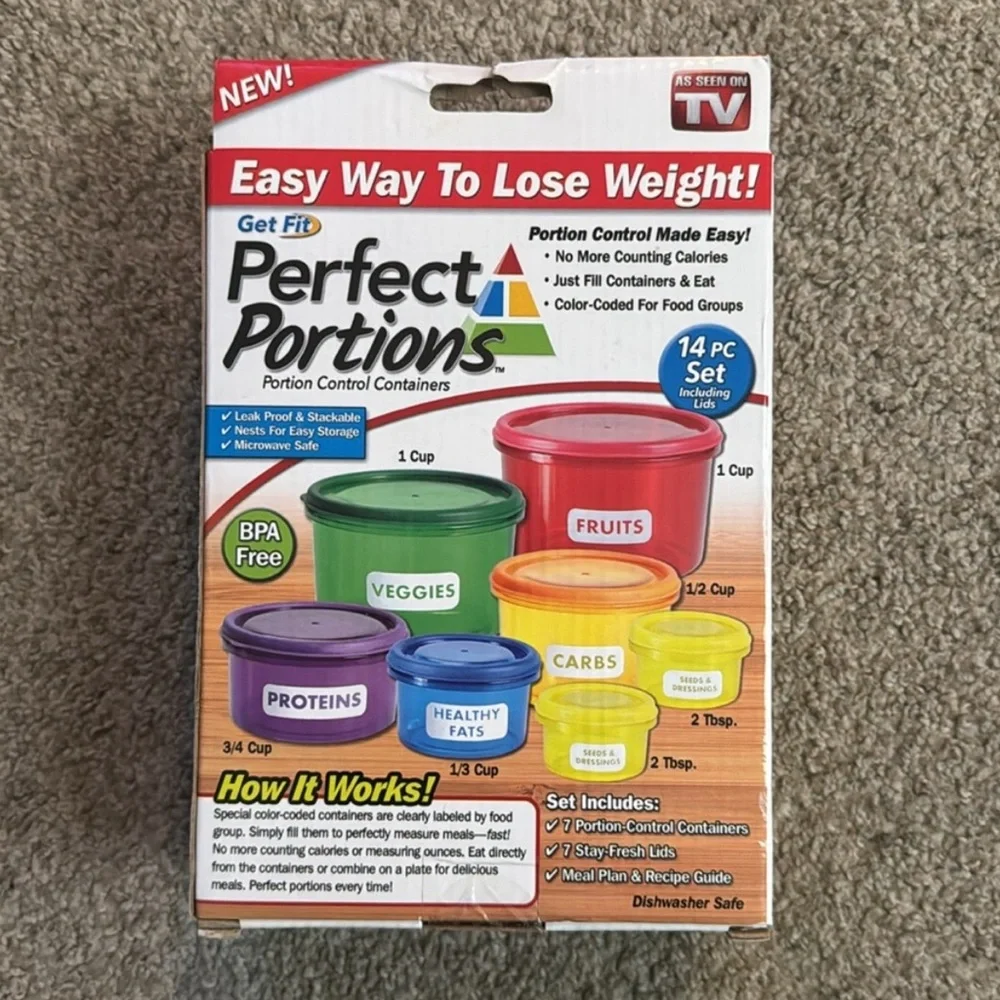 Get Fit: Meal Prep Containers: 14 Piece Set